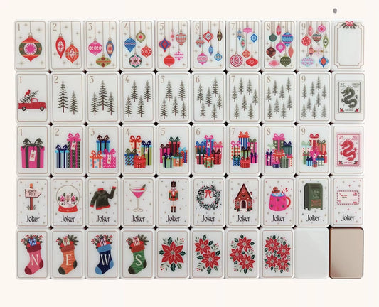 Christmas Holiday | American Mahjong Tiles Set