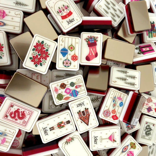 Christmas Holiday | American Mahjong Tiles Set