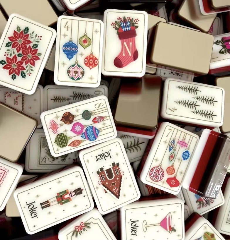 Christmas Holiday | American Mahjong Tiles Set