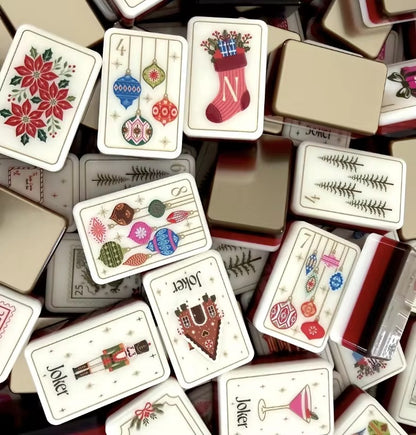 Christmas Holiday | American Mahjong Tiles Set
