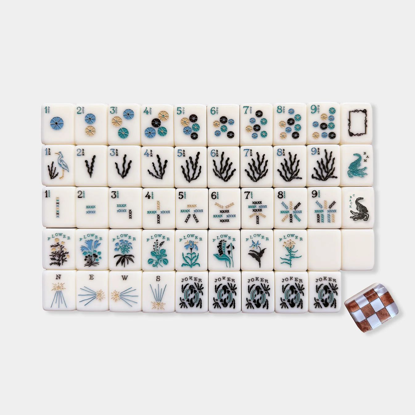 Coastal Tides | Mahjong Tiles Set