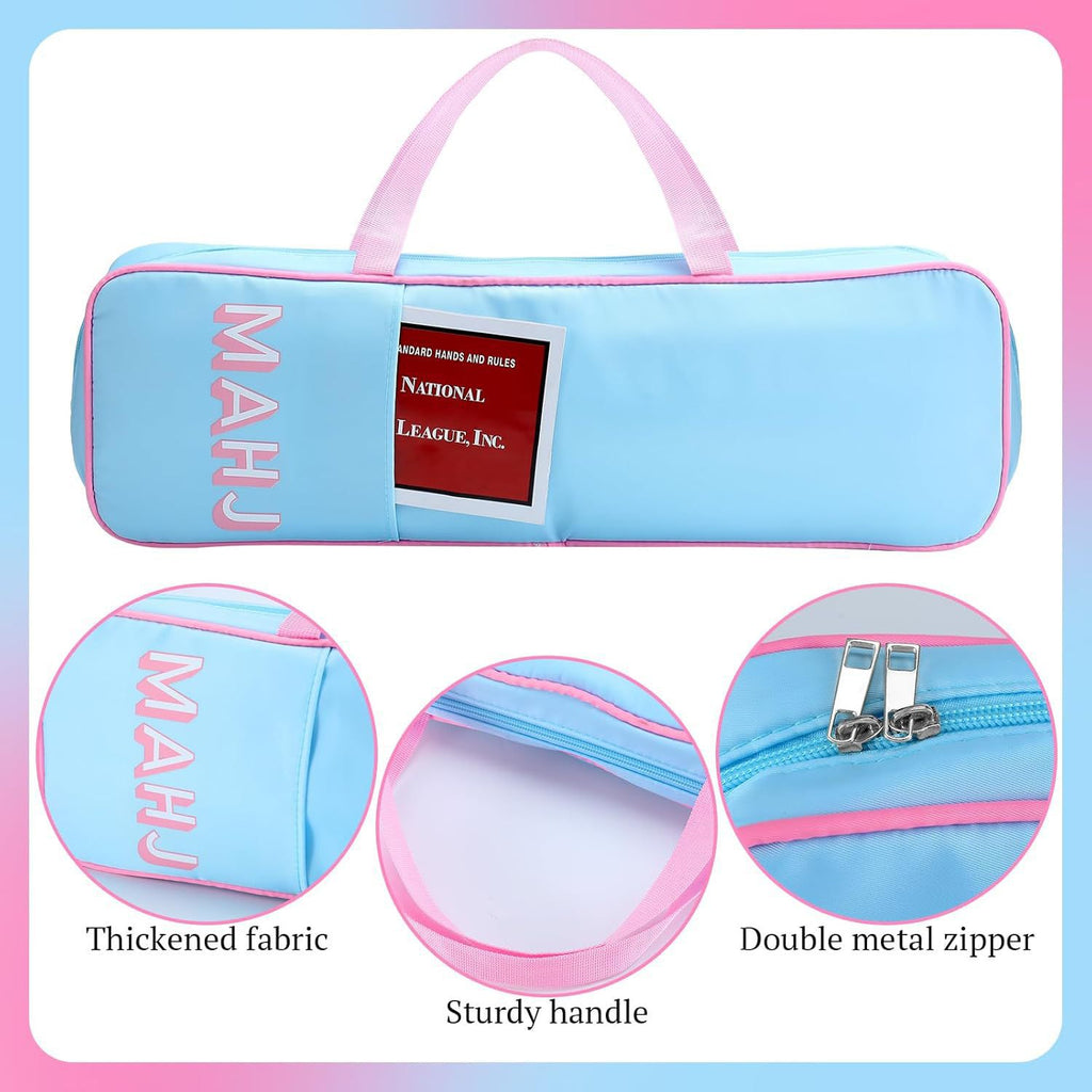 Interior View of Mahjong Carrying Bag - Fits 4 Racks 
