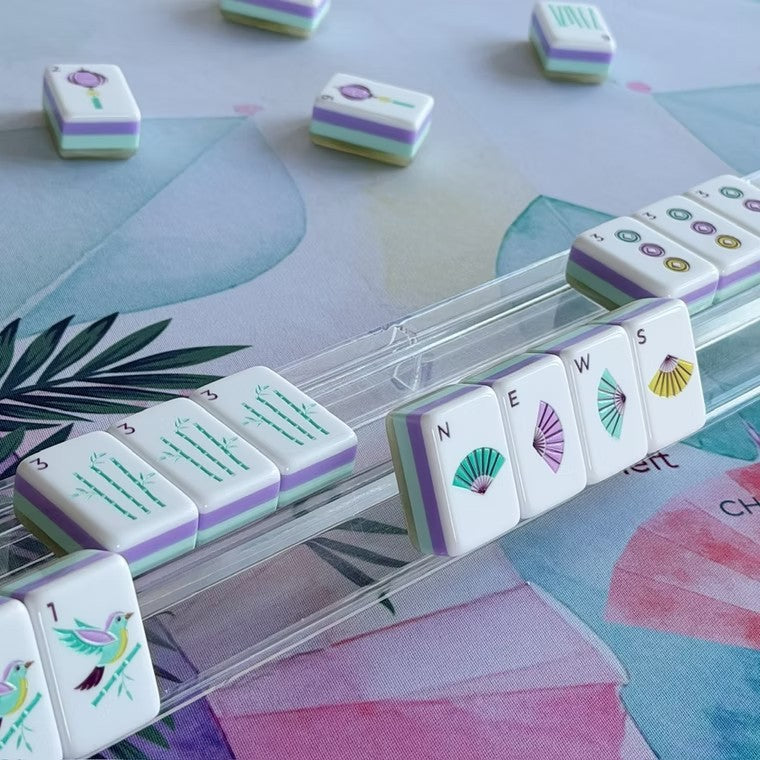 Bloom Lavender Mint | American Mahjong Tiles Set