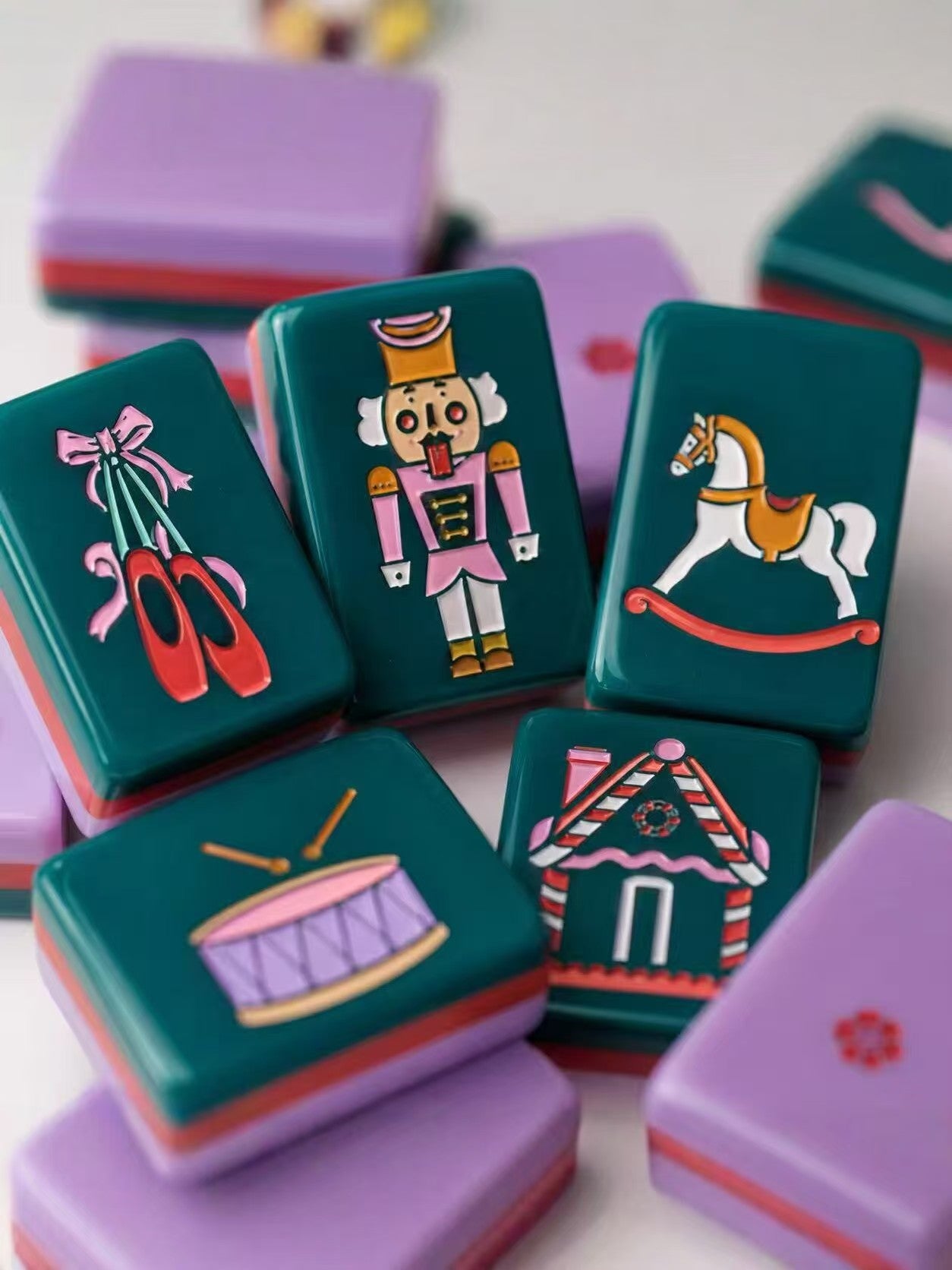 Holiday Nutcracker | Mahjong Tiles Set