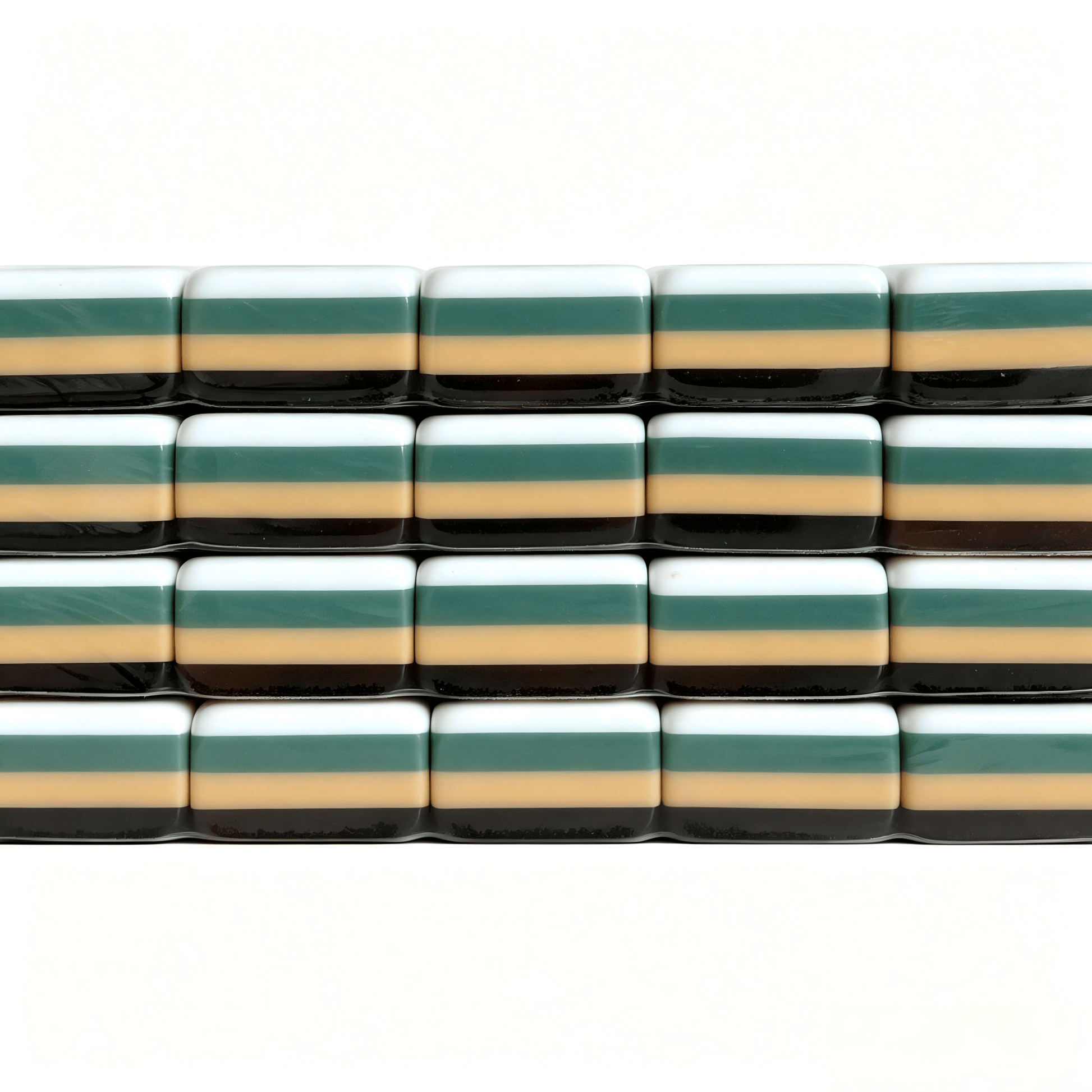 Crimson Tortoise American Mahjong Set tiles by USA Mahjong Co., featuring rich red marbled acrylic with gold inlays.