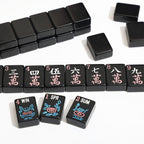 Durable Melamine Mahjong Crak and Flower Tiles - NMJL Standard SPR SUM WIN Markings