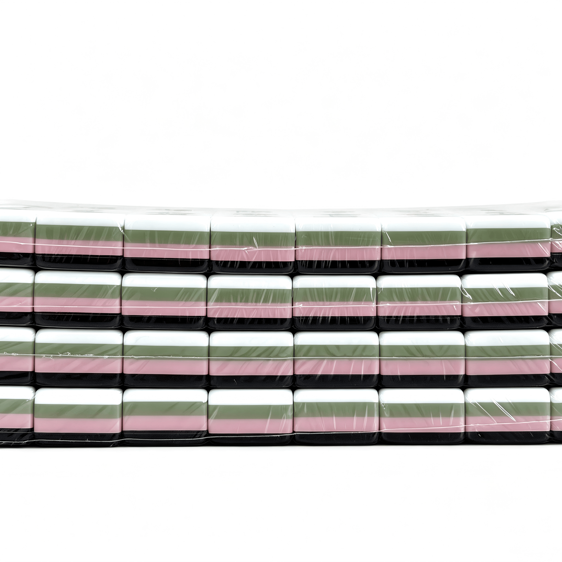 Emerald Jewel Garden luxury American Mahjong set by USA Mahjong Co. with 166 tiles
