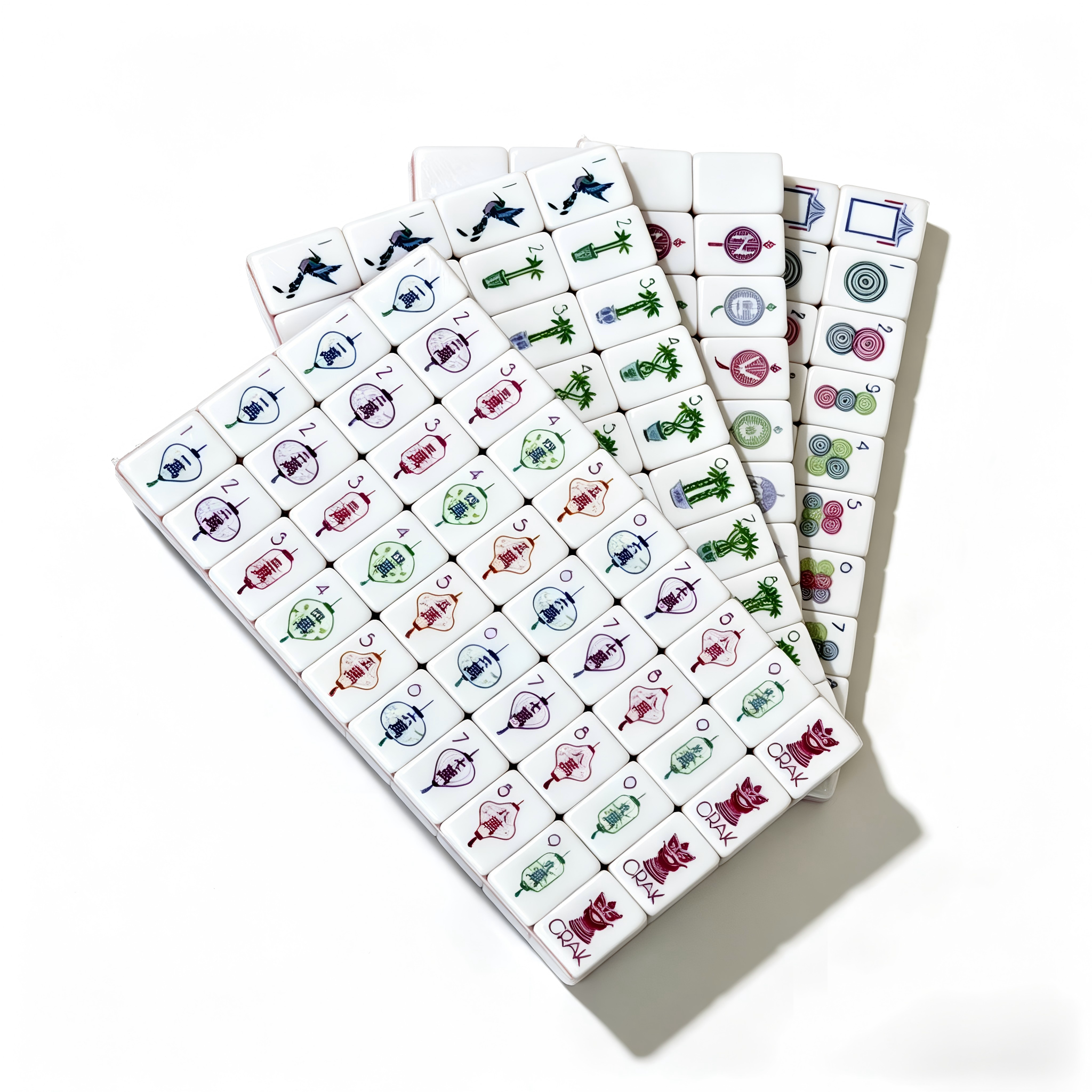 Full 166-Tile American Mahjong Set including 8 Jokers and 4 Spares - NMJL 2026 Compliant