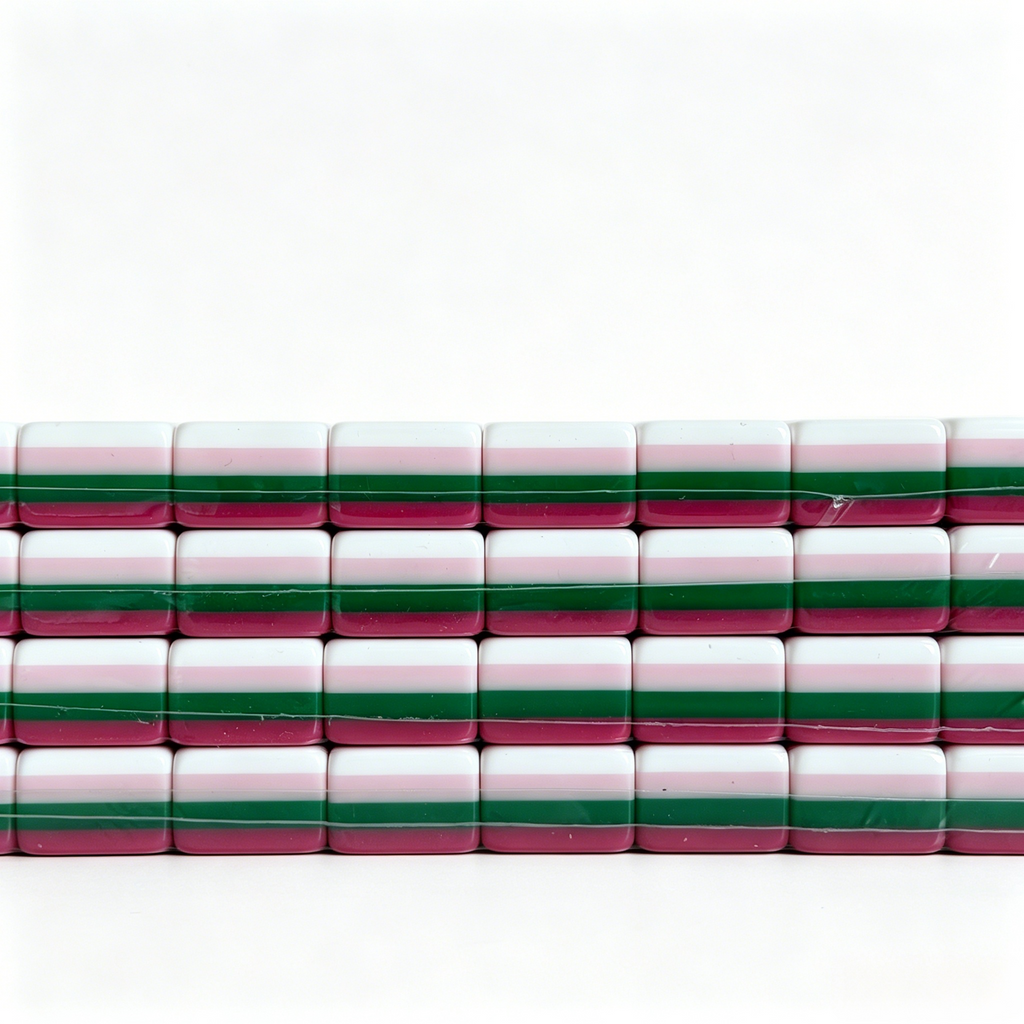 Magenta Monarch Collection - 166 American Mahjong Tiles including 8 Elephant Jokers and 4 Spares