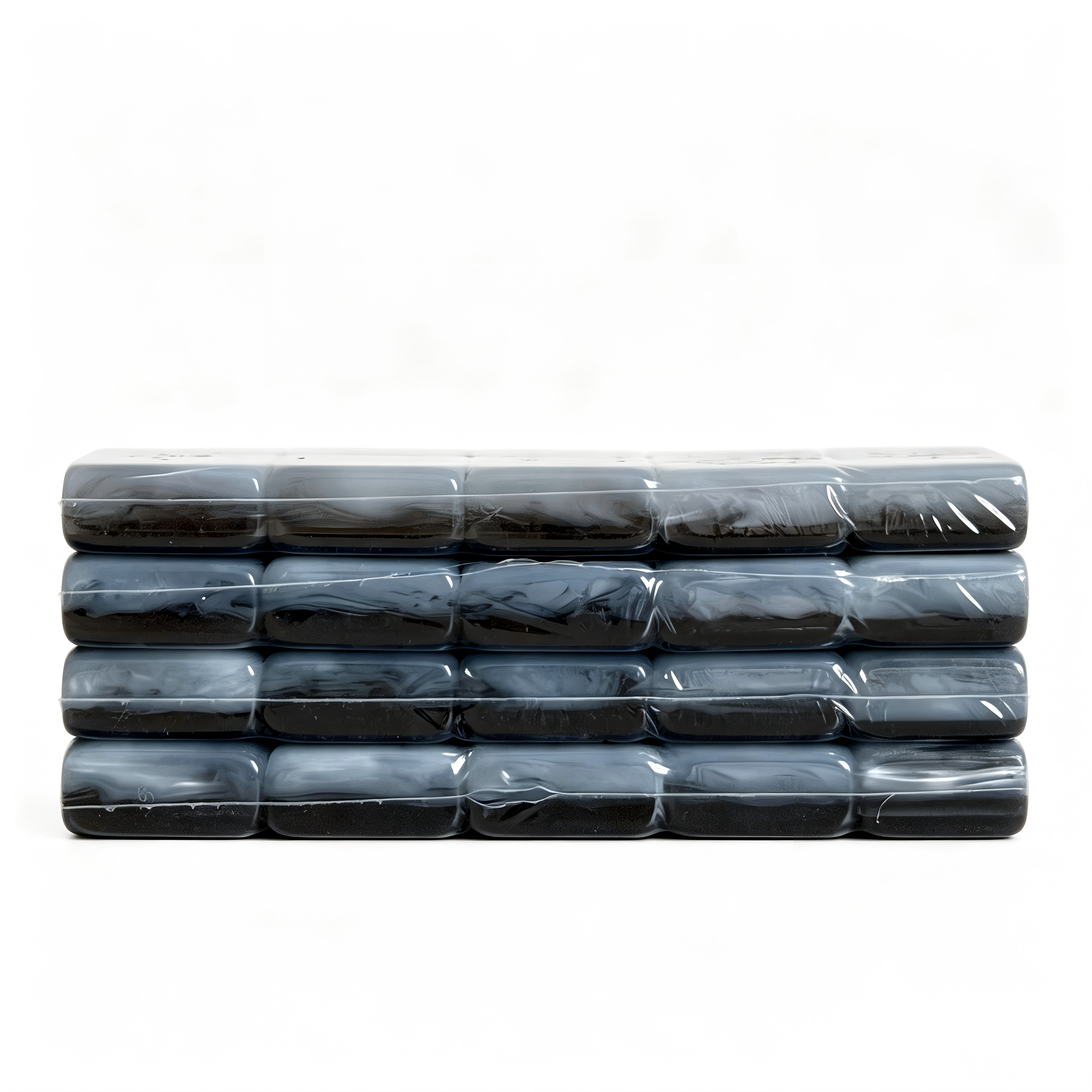 Midnight Onyx Mahjong Set - Elegant Black Acrylic Finish with 32g Professional Weight Feel
