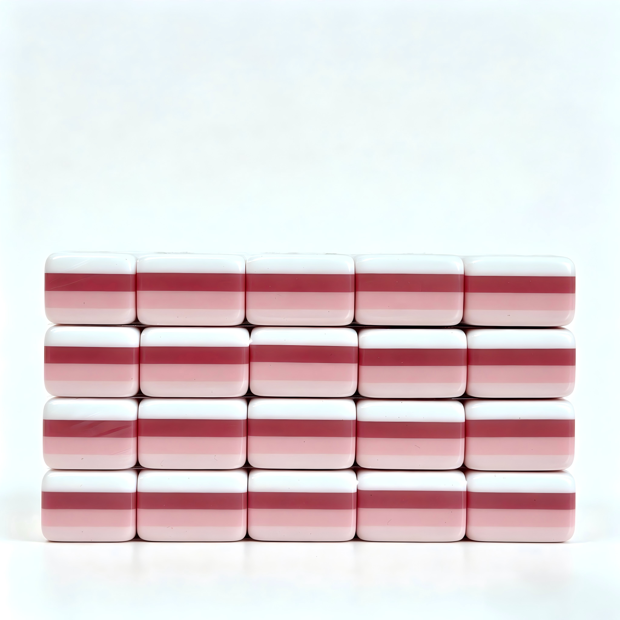 Pink Peony Collection - 166 American Mahjong Tiles including 8 Jokers and 4 Spares