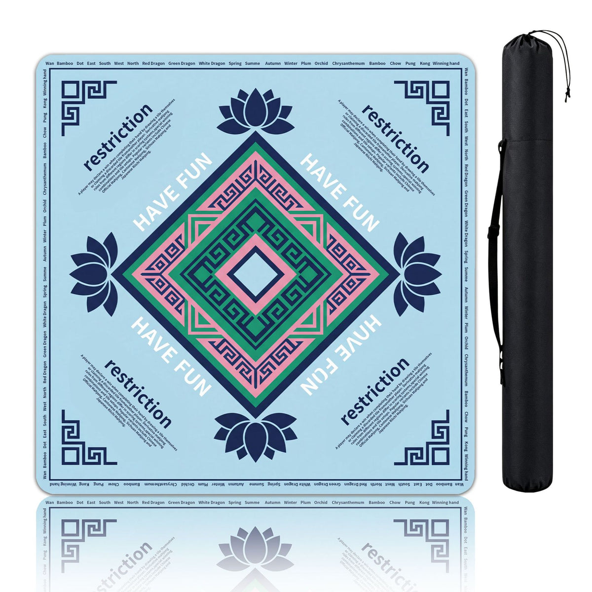 Bohemian & Floral | American Mahjong Mat