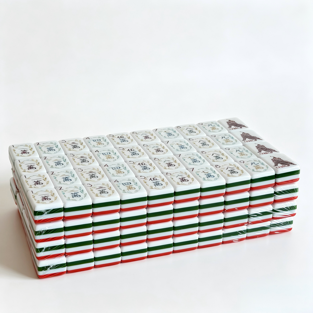 Side Profile of 32g Weighted Coral Reef Tiles - Professional Red Aesthetic and Thickness