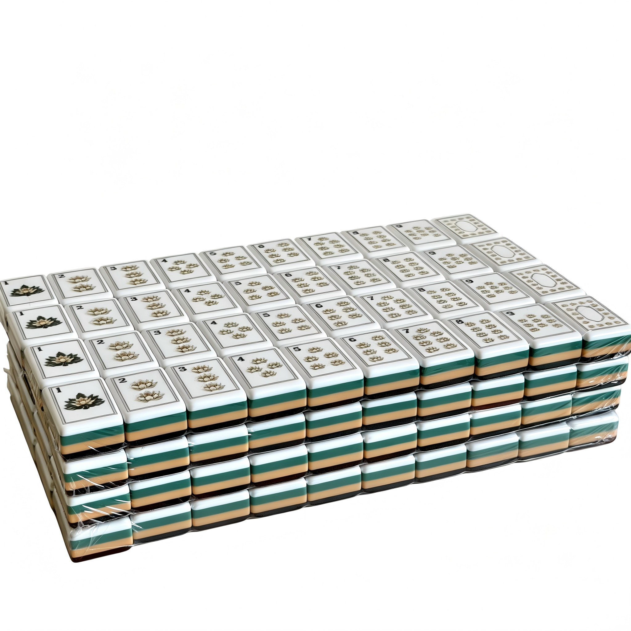 Side Profile of 32g Weighted Crimson Tortoise Tiles - Luxury Marbled Aesthetic and Professional Weight