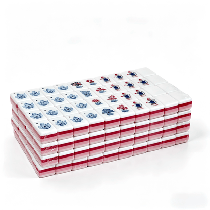 Luxury American Mahjong Set | Pink Peony Edition - 166 Premium Acrylic Tiles - USA Mahjong Co.