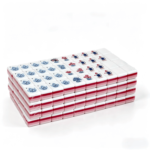Luxury American Mahjong Set | Pink Peony Edition - 166 Premium Acrylic Tiles - USA Mahjong Co.