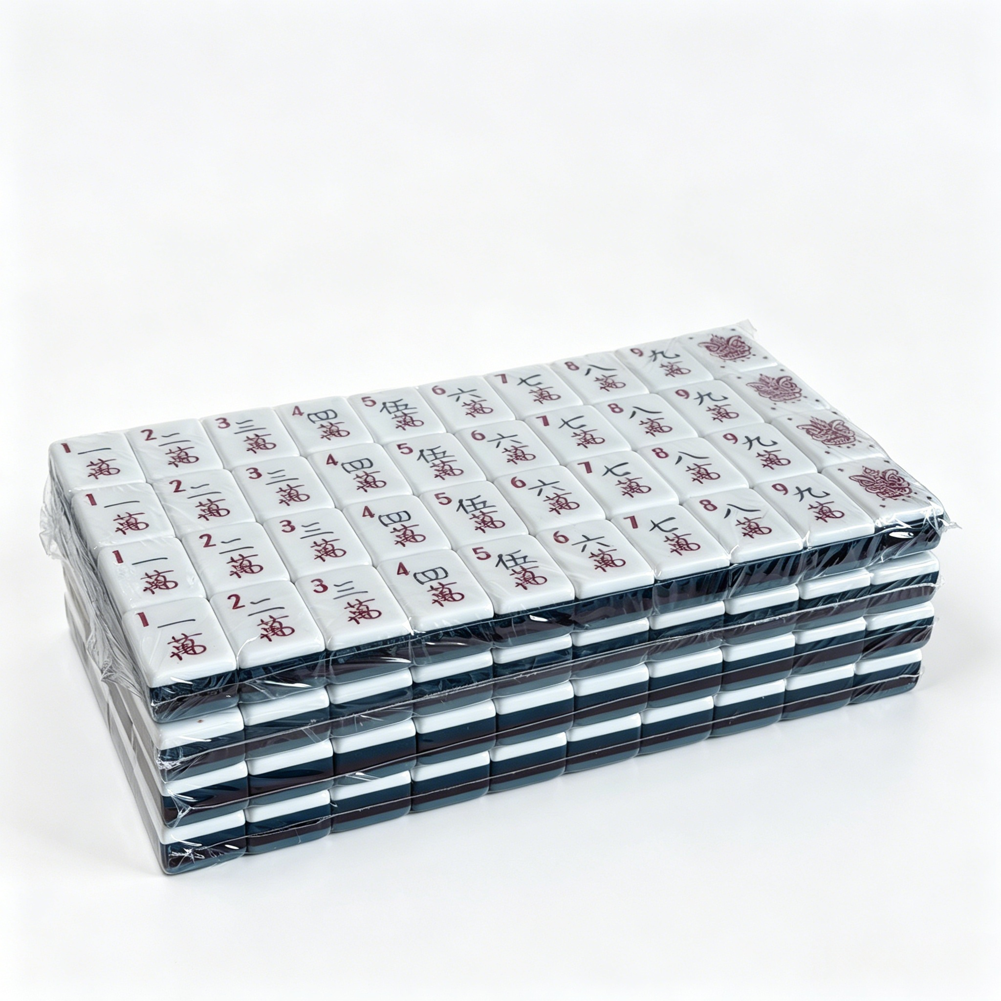 Side Profile of 32g Weighted Slate Compass Tiles - Modern Blue-Grey Aesthetic and Professional Thickness