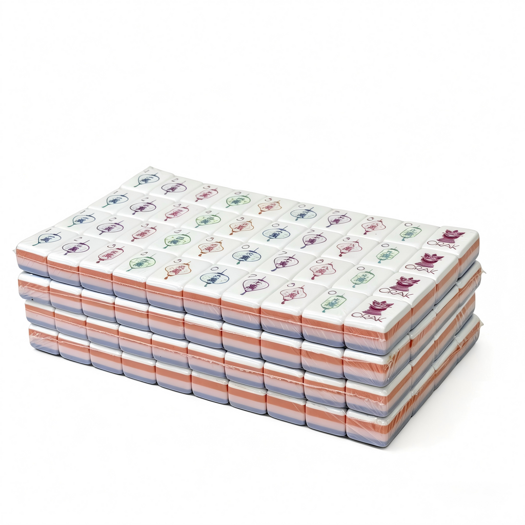 Side View of 32g Weighted Mahjong Tiles - Professional Thickness and Heavy Weight Feel for Serious Players
