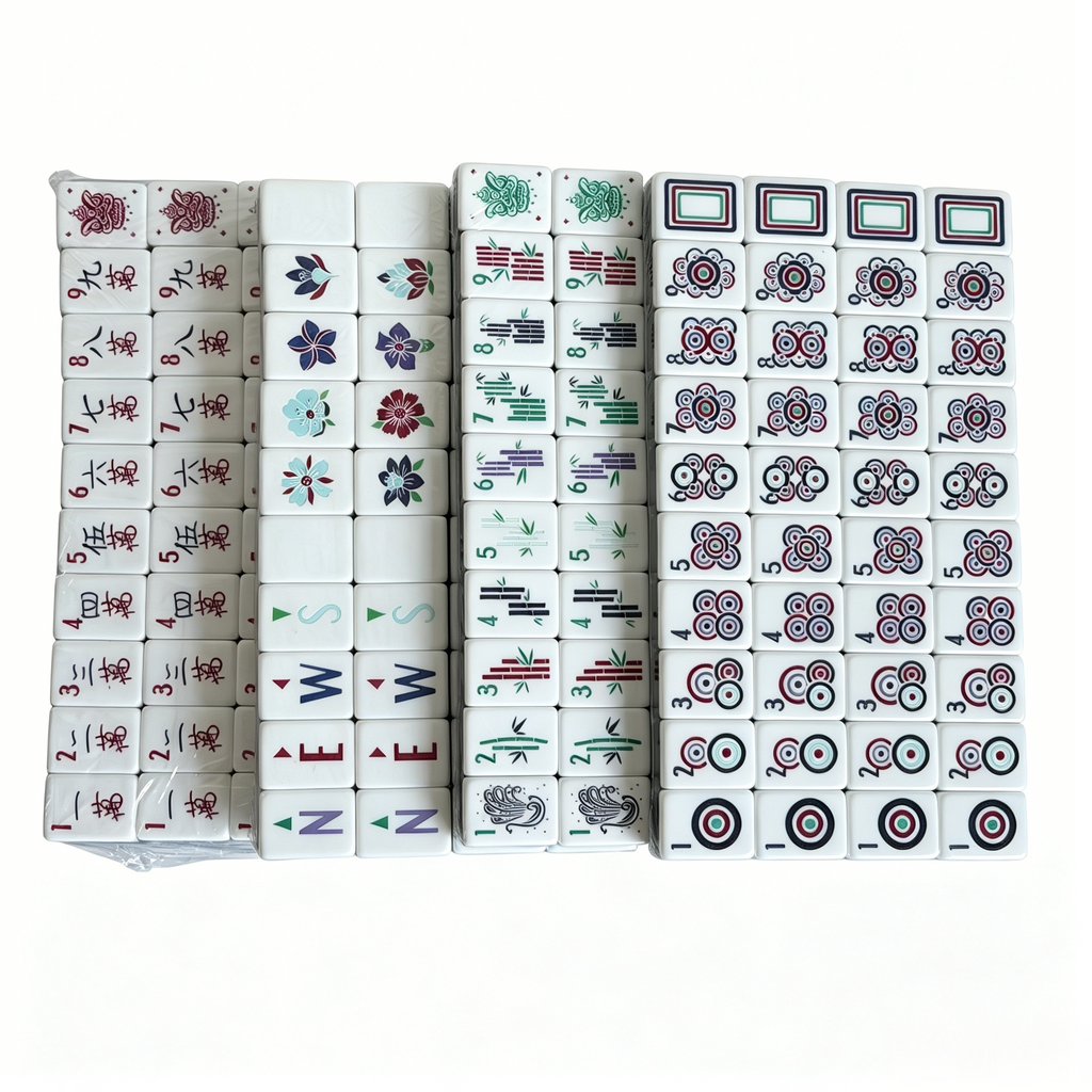 Slate Compass Collection - 166 American Mahjong Tiles including 8 Jokers and 4 Spares