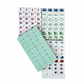 USA Mahjong Coastal Teal Set - 166-Tile American Mahjong with 32g Weighted Mint-Blue Tiles
