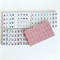 USA Mahjong Dusty Rose Set - 166-Tile American Mahjong with 32g Weighted Muted Blush Tiles
