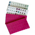 USA Mahjong Electric Rose Set - 166-Tile American Mahjong with 32g Weighted Hot Pink Tiles