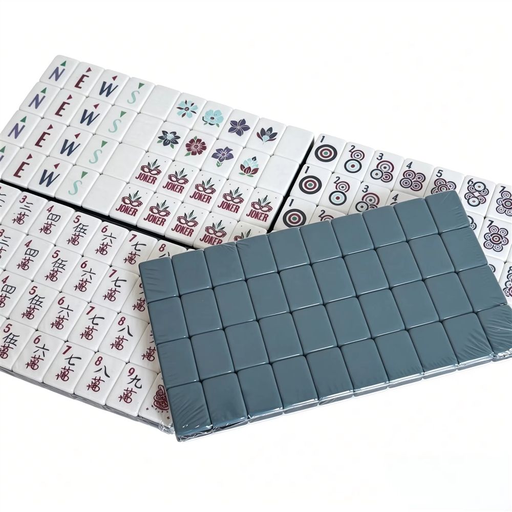 Luxury American Mahjong set by USA Mahjong Co. featuring 160 designer tiles, enchanter garden theme