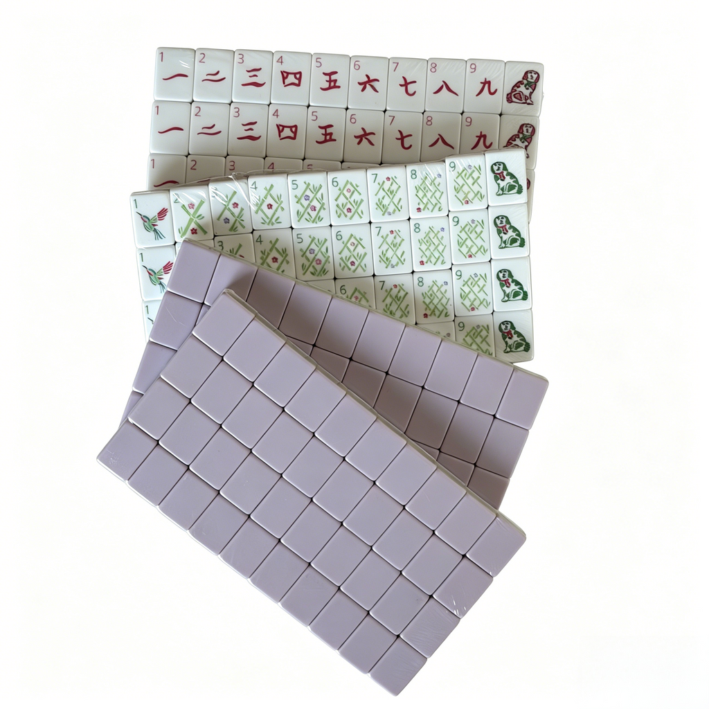 Wisteria Bloom Collection - 166 American Mahjong Tiles including 8 Jokers and 4 Spares